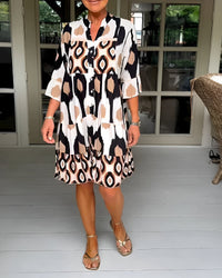 MADELENE | BUTTONED MIDI DRESS