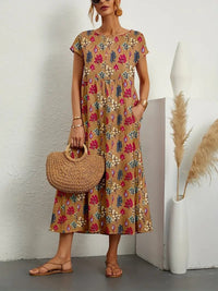 WINNIE | STYLISH FLORAL MIDI DRESS