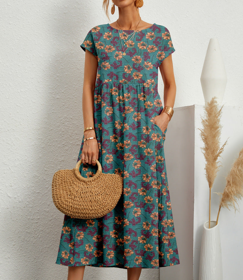 WINNIE | STYLISH FLORAL MIDI DRESS