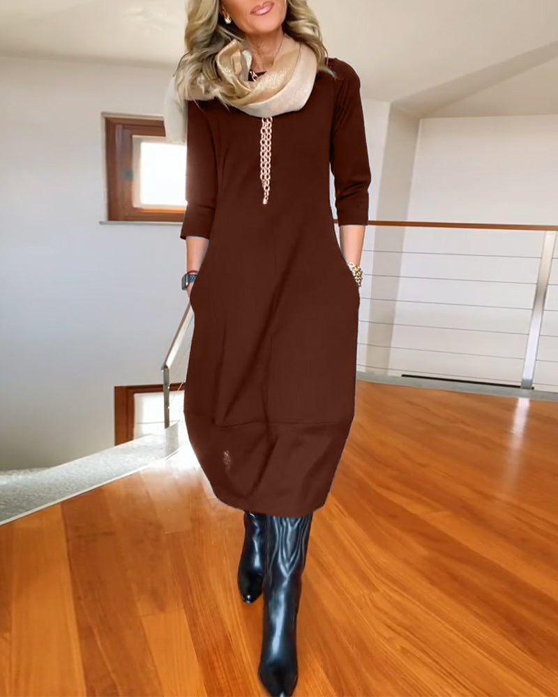 LAVINIA | ELEGANT RELAXED FIT DRESS