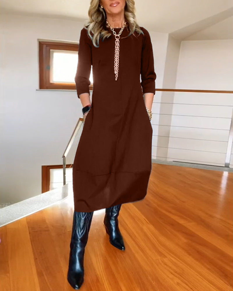LAVINIA | ELEGANT RELAXED FIT DRESS