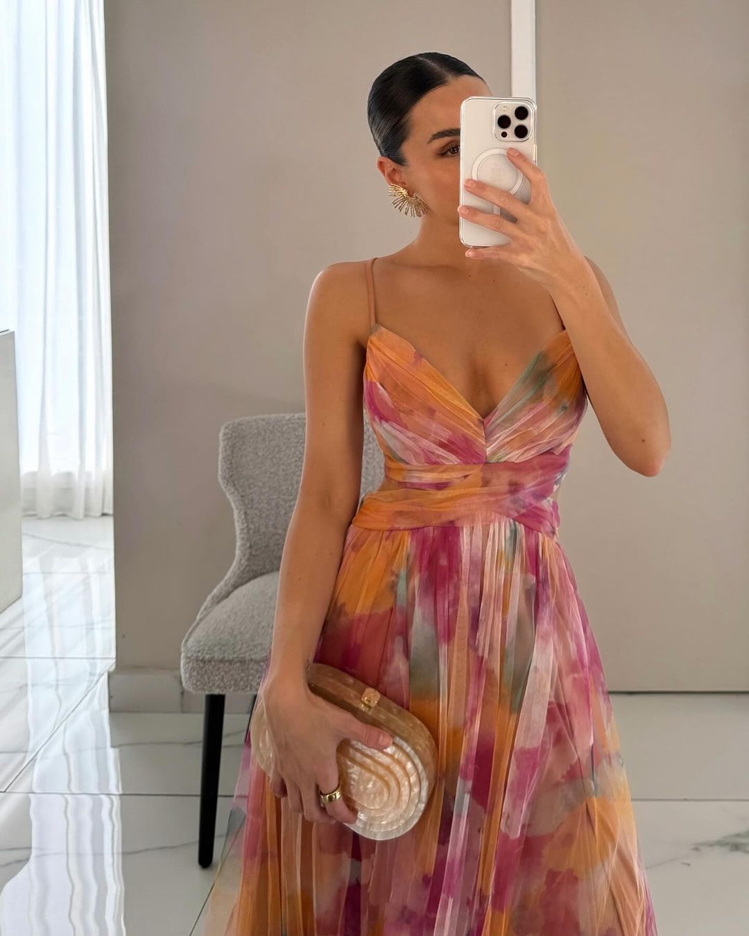 AURORA | FLORAL PRINT MAXI DRESS