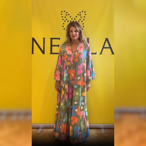 LORELI | ELEGANT FLORAL MAXI DRESS