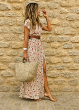 SHARIFA | FLOWY BOHO-STYLE MAXI DRESS