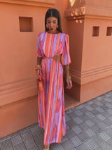 SABELLA | ELEGANT OPEN-BACK MAXI DRESS
