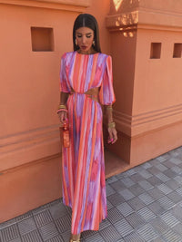 SABELLA | ELEGANT OPEN-BACK MAXI DRESS