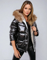 Eileen | Metallic Puffer Jacket
