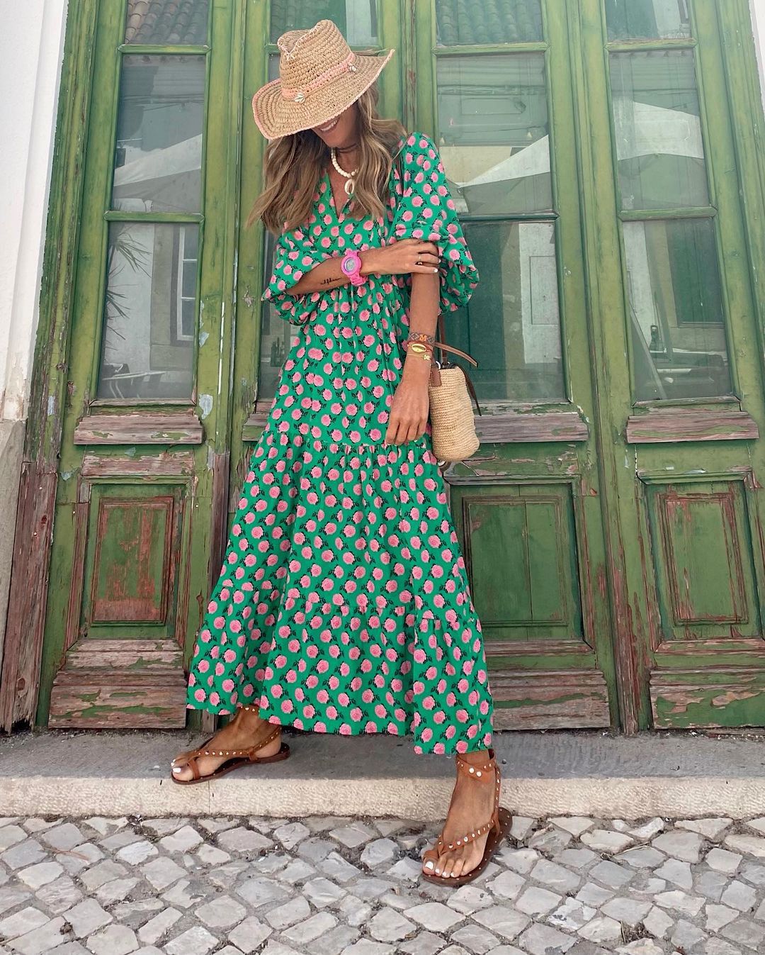 ANGELICA | BOHO-STYLE MAXI DRESS