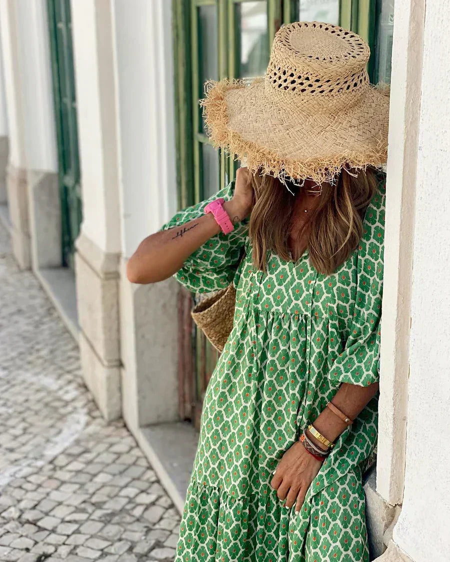 ANGELICA | BOHO-STYLE MAXI DRESS