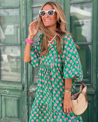 ANGELICA | BOHO-STYLE MAXI DRESS
