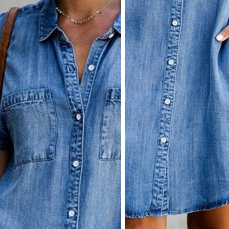 CLEO | DENIM MIDI DRESS