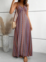 RAINA | BOHO-STYLE FLATTERING MAXI DRESS