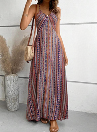RAINA | BOHO-STYLE FLATTERING MAXI DRESS