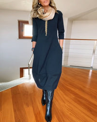 LAVINIA | ELEGANT RELAXED FIT DRESS