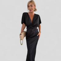 PETRA | KNOT-FRONT MAXI DRESS