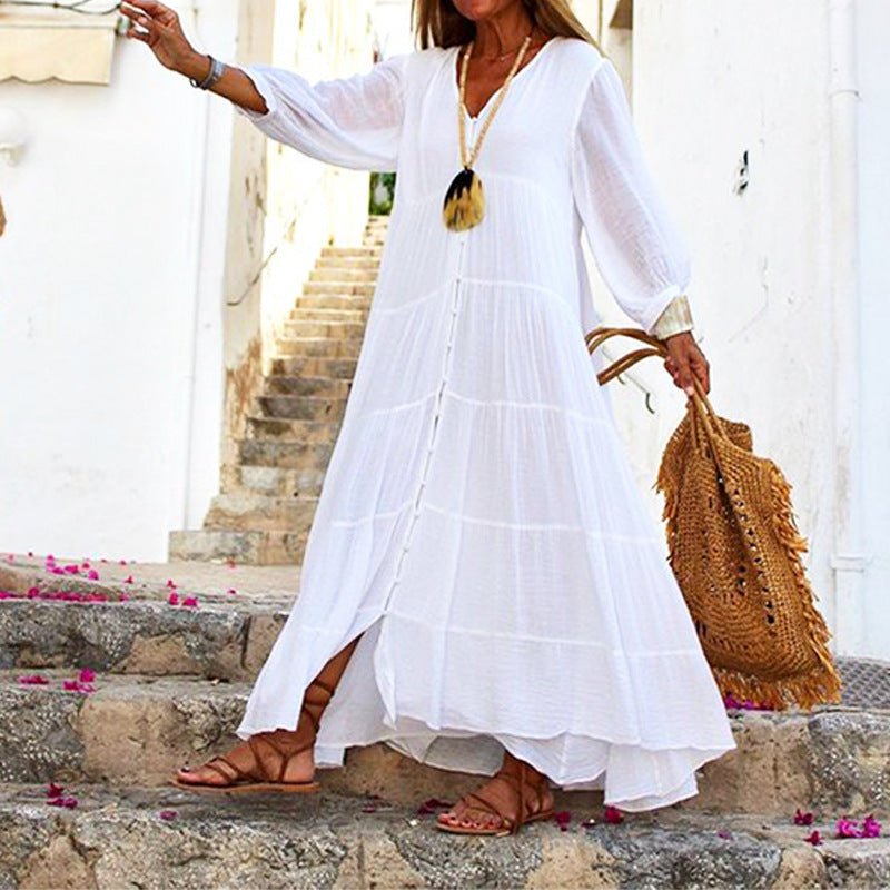 YVIE | CHIC BOHO MAXI DRESS
