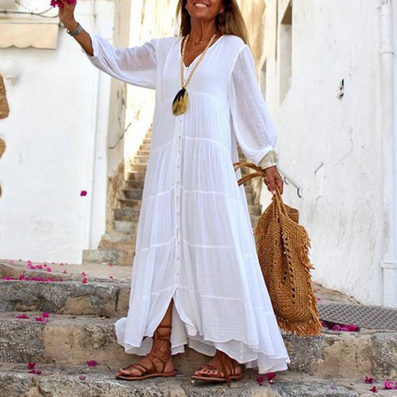YVIE | CHIC BOHO MAXI DRESS