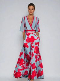 SELENE | ELEGANT FLORAL DRESS