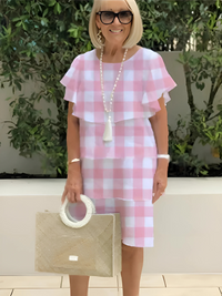 SONNET | ELEGANT FLOWING RUFFLED SUMMER DRESS