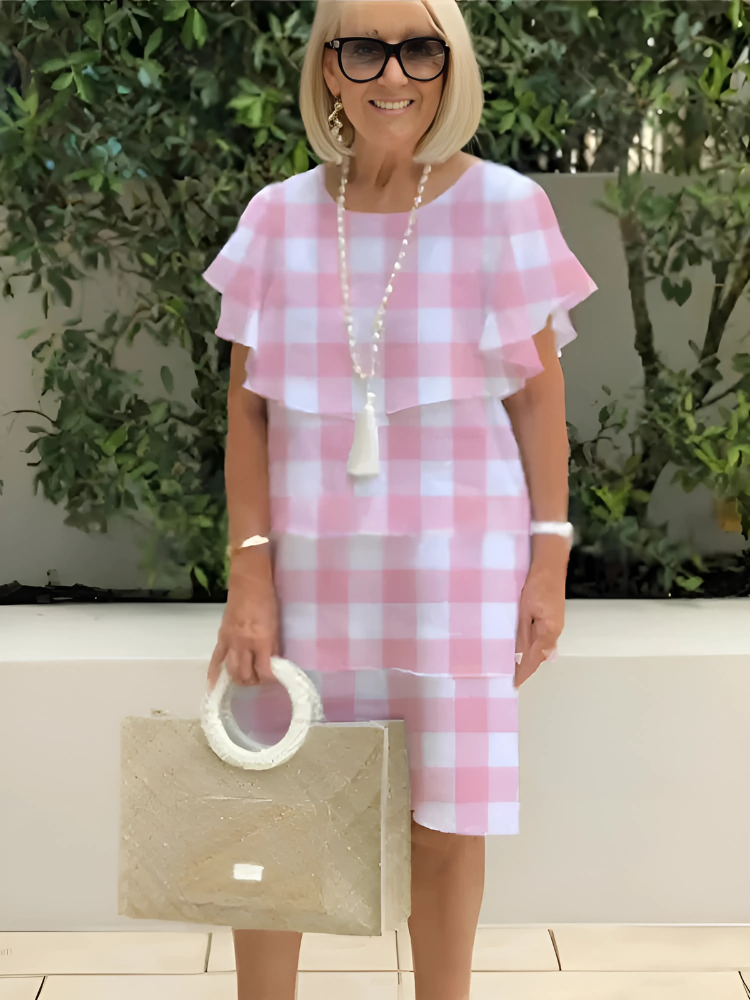 SONNET | ELEGANT FLOWING RUFFLED SUMMER DRESS