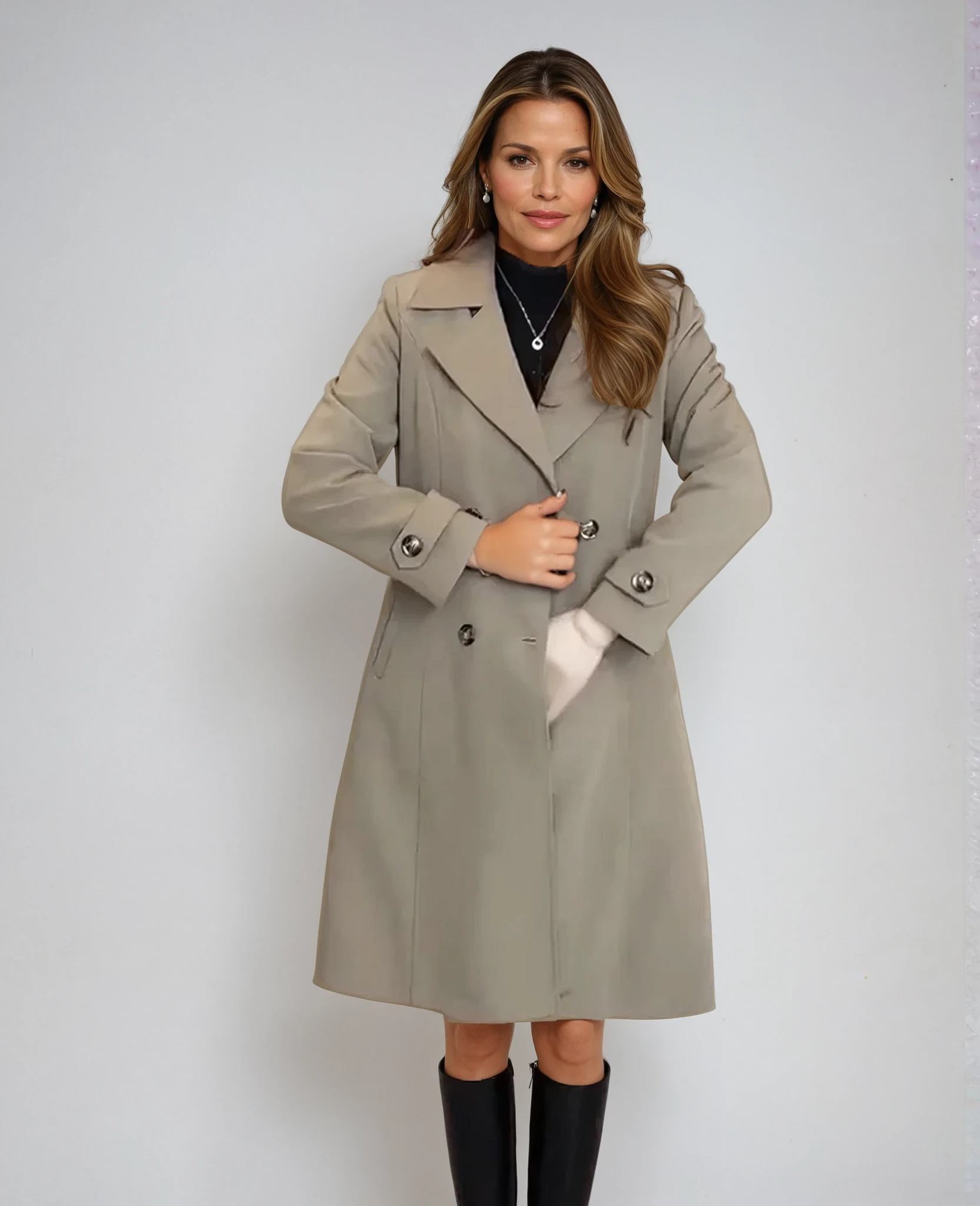 Luella | Elegant Warm Trench Coat