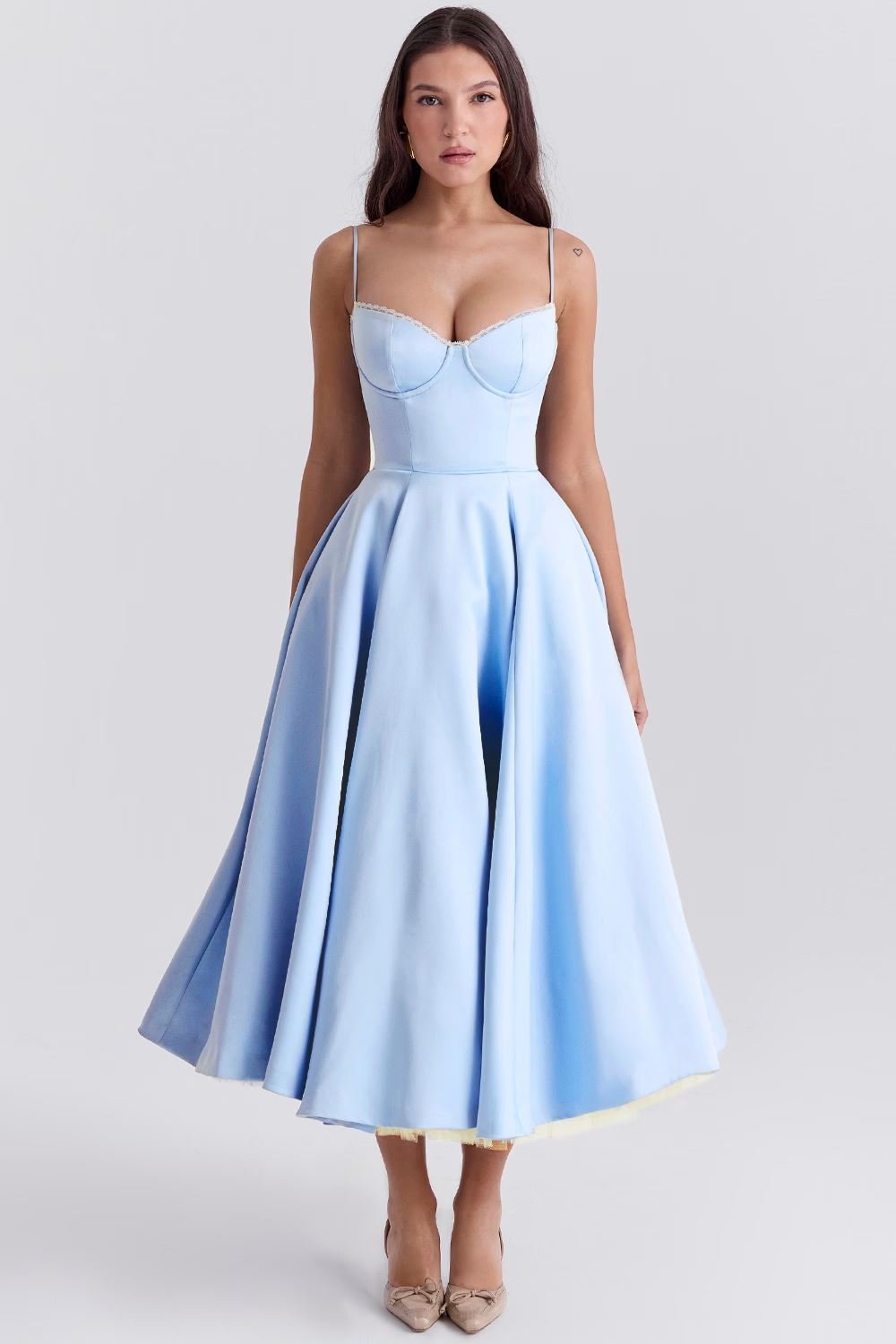 OONA | ELEGANT STRAP MIDI DRESS