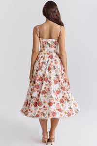 OONA | ELEGANT STRAP MIDI DRESS