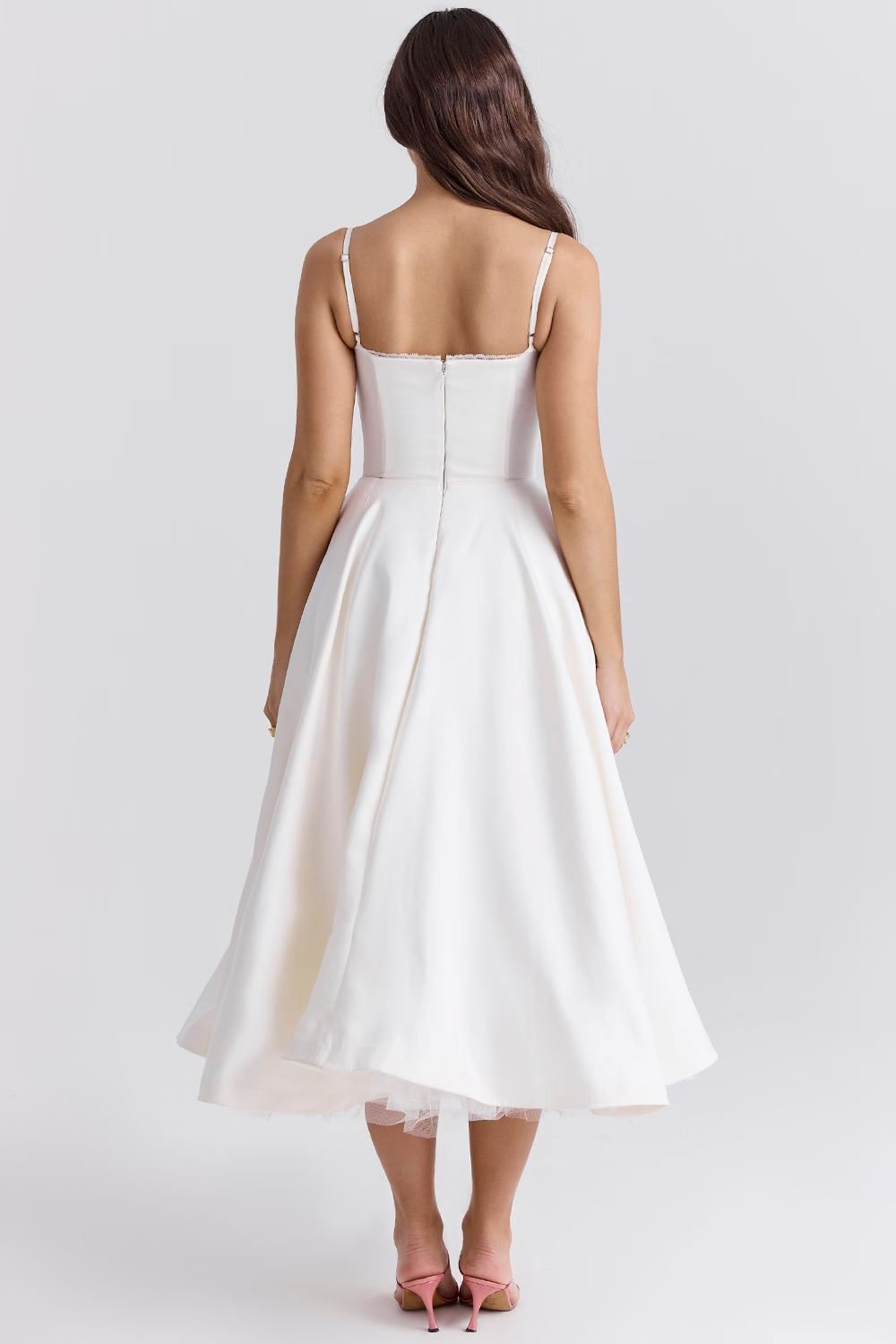 OONA | ELEGANT STRAP MIDI DRESS